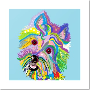 Colorful Westie Posters and Art